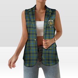 ScotsTee Shop Scottish Gillies Ancient Women's Tartan Sleeveless Blazer Suit Vest