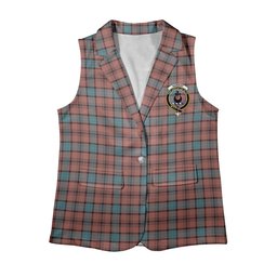 ScotsTee Shop Scottish Hannay Dress Women's Tartan Sleeveless Blazer Suit Vest