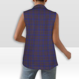 ScotsTee Shop Scottish Elliot Women's Tartan Sleeveless Blazer Suit Vest
