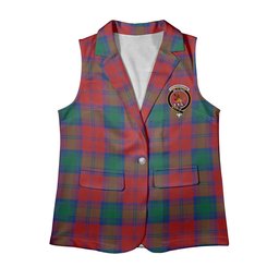 ScotsTee Shop Scottish Fotheringham Women's Tartan Sleeveless Blazer Suit Vest