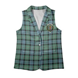 ScotsTee Shop Scottish Melville SC Women's Tartan Sleeveless Blazer Suit Vest