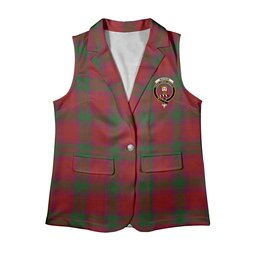 ScotsTee Shop Scottish MacNab Clan Women's Tartan Sleeveless Blazer Suit Vest
