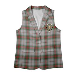 ScotsTee Shop Scottish Stewart Royal VS Women's Tartan Sleeveless Blazer Suit Vest