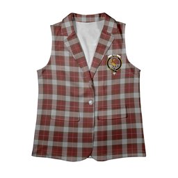 ScotsTee Shop Scottish McFie Dress Women's Tartan Sleeveless Blazer Suit Vest