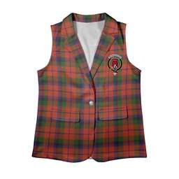 ScotsTee Shop Scottish McNaughton 1831 Women's Tartan Sleeveless Blazer Suit Vest