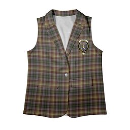 ScotsTee Shop Scottish McKay of Strathnaver Women's Tartan Sleeveless Blazer Suit Vest