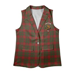 ScotsTee Shop Scottish MacIntosh Red Women's Tartan Sleeveless Blazer Suit Vest