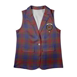 ScotsTee Shop Scottish Leslie J Cant Women's Tartan Sleeveless Blazer Suit Vest