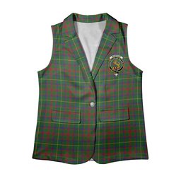 ScotsTee Shop Scottish McIntosh Hunting Women's Tartan Sleeveless Blazer Suit Vest