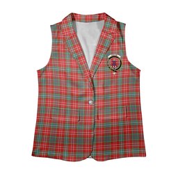 ScotsTee Shop Scottish Ogilvie (Ogilvy) Modern Women's Tartan Sleeveless Blazer Suit Vest