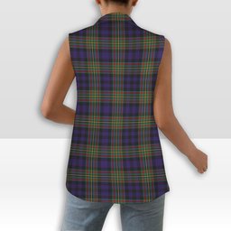 ScotsTee Shop Scottish McLellan Women's Tartan Sleeveless Blazer Suit Vest