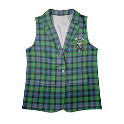 ScotsTee Shop Scottish Murray of Atholl Ancient Women's Tartan Sleeveless Blazer Suit Vest