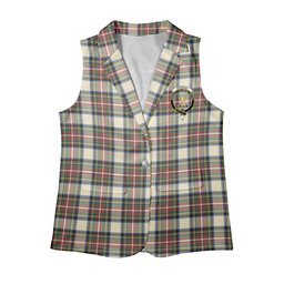 ScotsTee Shop Scottish Stewart Dress Ancient SC Women's Tartan Sleeveless Blazer Suit Vest