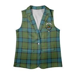 ScotsTee Shop Scottish Muir Ancient Women's Tartan Sleeveless Blazer Suit Vest