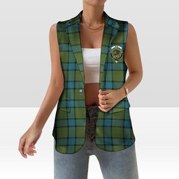 ScotsTee Shop Scottish Muir Ancient Women's Tartan Sleeveless Blazer Suit Vest