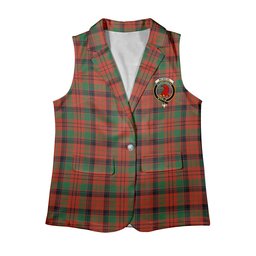 ScotsTee Shop Scottish McNicol Ancient Women's Tartan Sleeveless Blazer Suit Vest