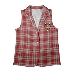 ScotsTee Shop Scottish Menzies 1815 Women's Tartan Sleeveless Blazer Suit Vest