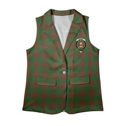 ScotsTee Shop Scottish Menzies Women's Tartan Sleeveless Blazer Suit Vest