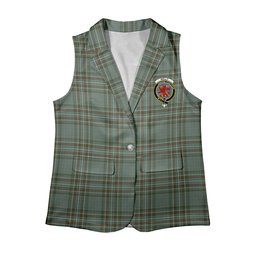 ScotsTee Shop Scottish Kelly Dress Women's Tartan Sleeveless Blazer Suit Vest