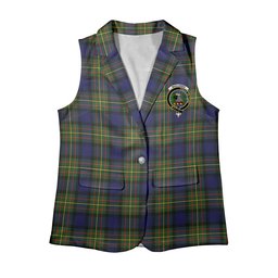 ScotsTee Shop Scottish MacLaren Modern Women's Tartan Sleeveless Blazer Suit Vest