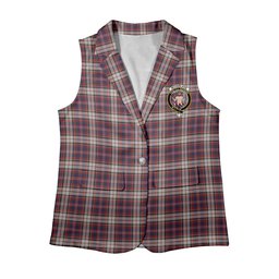 ScotsTee Shop Scottish McFarlane Dress Women's Tartan Sleeveless Blazer Suit Vest