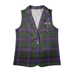 ScotsTee Shop Scottish MacNeil of Colonsay 2 Women's Tartan Sleeveless Blazer Suit Vest