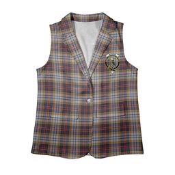 ScotsTee Shop Scottish McInnes Ancient Hunting Women's Tartan Sleeveless Blazer Suit Vest