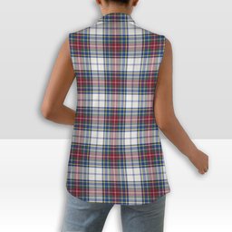 ScotsTee Shop Scottish MacBeth Dress Modern Women's Tartan Sleeveless Blazer Suit Vest