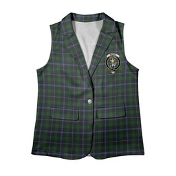 ScotsTee Shop Scottish Murray 1830-40 Women's Tartan Sleeveless Blazer Suit Vest