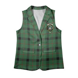 ScotsTee Shop Scottish Kincaid Modern Women's Tartan Sleeveless Blazer Suit Vest