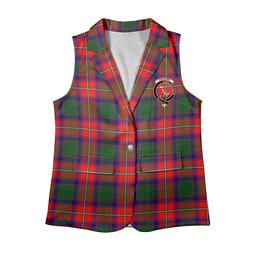 ScotsTee Shop Scottish Hopkirk Women's Tartan Sleeveless Blazer Suit Vest