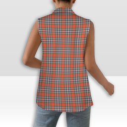 ScotsTee Shop Scottish MacFarlane Ancient Women's Tartan Sleeveless Blazer Suit Vest