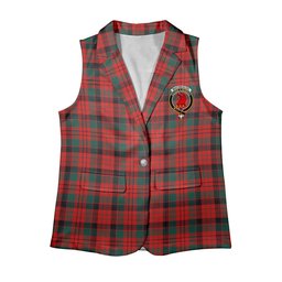 ScotsTee Shop Scottish MacNeacail Modern Women's Tartan Sleeveless Blazer Suit Vest