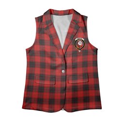 ScotsTee Shop Scottish Wemyss Modern Clan Women's Tartan Sleeveless Blazer Suit Vest