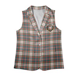 ScotsTee Shop Scottish McFarland Dress Ancient Women's Tartan Sleeveless Blazer Suit Vest