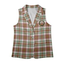 ScotsTee Shop Scottish MacAlister Dress Ancient Women's Tartan Sleeveless Blazer Suit Vest