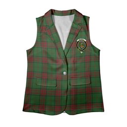 ScotsTee Shop Scottish Maxwell Hunting Women's Tartan Sleeveless Blazer Suit Vest
