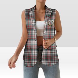 ScotsTee Shop Scottish McBean Dress Modern Women's Tartan Sleeveless Blazer Suit Vest