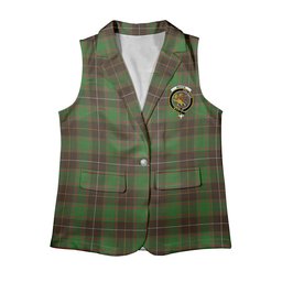 ScotsTee Shop Scottish MacFie Hunting Ancient Women's Tartan Sleeveless Blazer Suit Vest