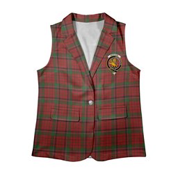 ScotsTee Shop Scottish Nicolson McIan Women's Tartan Sleeveless Blazer Suit Vest