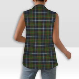 ScotsTee Shop Scottish MacRae Hunting Women's Tartan Sleeveless Blazer Suit Vest