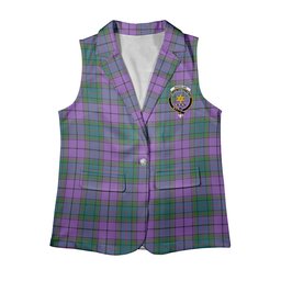 ScotsTee Shop Scottish Wardlaw Ancient Women's Tartan Sleeveless Blazer Suit Vest