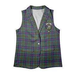 ScotsTee Shop Scottish Wood SC Women's Tartan Sleeveless Blazer Suit Vest