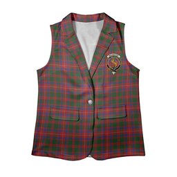 ScotsTee Shop Scottish MacKintosh Geddes Women's Tartan Sleeveless Blazer Suit Vest