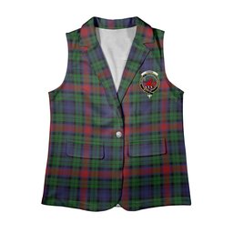 ScotsTee Shop Scottish Young Presidents Organisation Women's Tartan Sleeveless Blazer Suit Vest