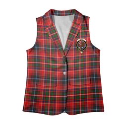 ScotsTee Shop Scottish Innes Modern Women's Tartan Sleeveless Blazer Suit Vest