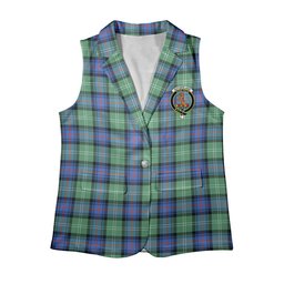 ScotsTee Shop Scottish Sutherland Old Ancient SC Women's Tartan Sleeveless Blazer Suit Vest