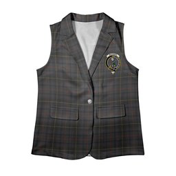 ScotsTee Shop Scottish MacInnes Homecoming Women's Tartan Sleeveless Blazer Suit Vest