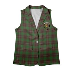 ScotsTee Shop Scottish MacPhee Hunting Women's Tartan Sleeveless Blazer Suit Vest