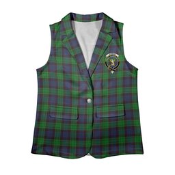 ScotsTee Shop Scottish Stewart Old Modern Women's Tartan Sleeveless Blazer Suit Vest